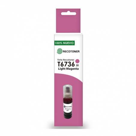 Tinta Botella Epson T673 Magenta Light - Recotoner.cl